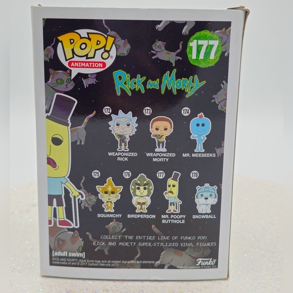 Funko POP! Rick and Morty Mr. Poopy Butthole #177 Vinyl Figure - Picture 5 of 8